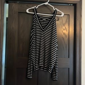 Ike new long sleeve peek a boo shoulder tshirt